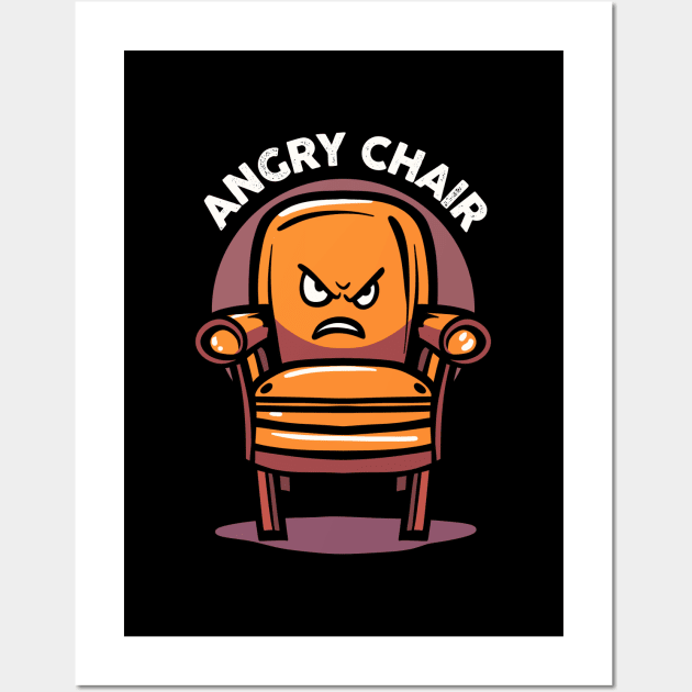 Angry Chair Wall Art by artslave